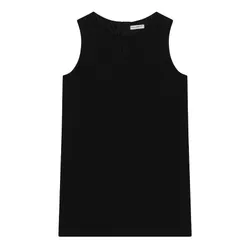 Váy Dolce & Gabbana Black With Logo Embroidered L53DF1 G7M4Q N0000 Màu Đen Size 14Y