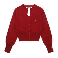 Áo Cardigan Nữ Badblood The Pure V-neck Cardigan - Red Màu Đỏ