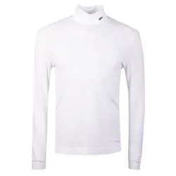 Áo Giữ Nhiệt Nam Lacoste Men's Turtleneck Stretch Organic Cotton Piqué UH2421 001 Màu Trắng Size 2