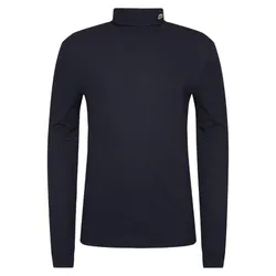 Áo Giữ Nhiệt Nam Lacoste Men's Turtleneck Stretch Organic Cotton Piqué UH2421 HDE Màu Xanh Navy Size 3