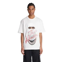 Áo Phông Nam Ih Nom Uh Nit White With Face Printed - NUS24283081 Tshirt Màu Trắng Size XS