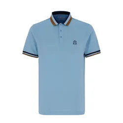 Áo Polo Nam Giovanni GPL0134-1LB Màu Xanh Da Trời Nhạt Size XL