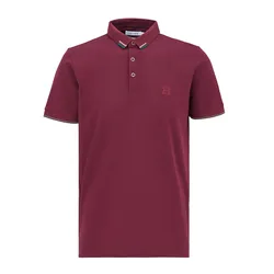 Áo Polo Nam Giovanni Regular Fit Polo Shirt GPL0119-1WH Màu Đỏ Mận Size S