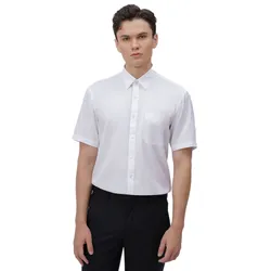 Áo Sơ Mi Cộc Tay Nam Giovanni SSS0024-1WH Màu Trắng Size S