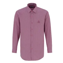 Áo Sơ Mi Dài Tay Nam Giovanni GLS0329-1NR Kẻ Caro Màu Đỏ Size S