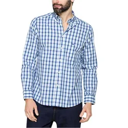 Áo Sơ Mi Nam Carrera Jeans Caro  213A1230A Màu Xanh Kẻ Size M