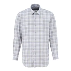 Áo Sơ Mi Nam Giovanni Sartoria Regular Fit Shirt GLS0307-1LR Màu Ghi Kẻ Size XL