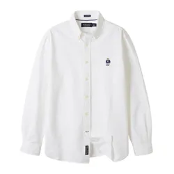 Áo Sơ Mi WHOAU Steve Oxford Shirt WHYWF2311U-IV Màu Trắng Size S