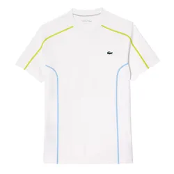 Áo Thun Nam Lacoste Men's Ultra Dry Piqué Tennis TShirt TH7545 51 001 Màu Trắng Size 4