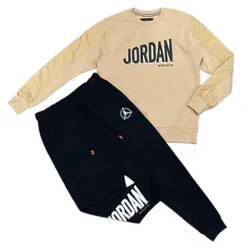 Bộ Quần Áo Nam Nike Jordan Sportswear Casual DV7597 010 - DV7589 277 Màu Be Đen Size XL (Form Á)