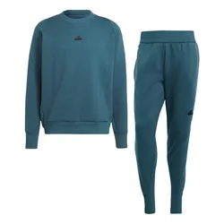 Bộ Thể Thao Nam Adidas Z.N.E Premium IN5108/IN5100 Màu Xanh Cổ Vịt Size L