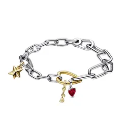 Bộ Trang Sức Nữ Pandora Khát Vọng Tươi Sáng  Màu Vàng Bạc