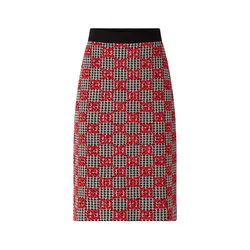 Chân Váy Nữ Gucci With GG Monogram Logo - 731011XKCM8 1040 Màu Đỏ Size S