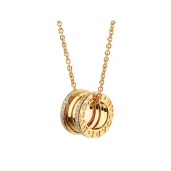 Dây Chuyền Nữ Jewery Luxury B. ZERO1 18K Yellow Gold & Diamond Pendant Necklace Màu Vàng