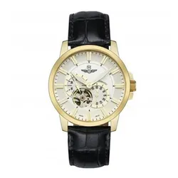 Đồng Hồ Nam SRWATCH Automatic Open Heart Watch SG8872.4602RNT Màu Đen - Vàng