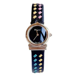 Đồng Hồ Nữ Salvatore Ferragamo Gancino SFIK01720 Màu Đen - Vàng