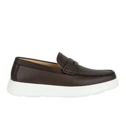 Giày Lười Nam Giovanni Loafer GSH0140-1 Màu Nâu Đậm Size 39