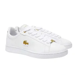 Giày Thể Thao Nam Lacoste Carnaby Pro 2231 SMA WHT/GLD 745SMA0089216 Màu Trắng/Vàng Size 39.5