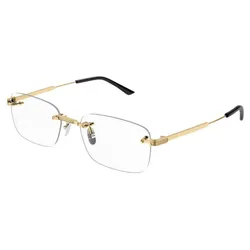 Gọng Kính Nam Cartier CT0349O 001 Màu Vàng Đen