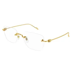 Gọng Kính Nam Cartier CT0379O 002 Màu Vàng Gold