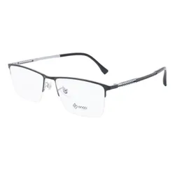 Gọng Kính Unisex Ancci AC34147 C5 Màu Đen - Bạc