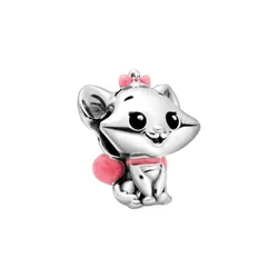 Hạt Vòng Charm Pandora Charm Disney Character Cat Marie 798848C01 Màu Bạc C_QP