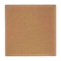 Khăn Quàng Cổ Nữ Louis Vuitton LV Monogram Classic Shawl M77630 Màu Nâu Caramel