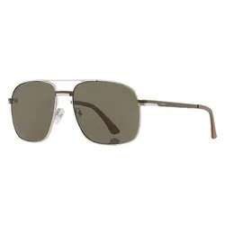 Kính Mát Nam Guess Factory Green Navigator Men's Sunglasses GF0238 11N 57 Màu Xanh Lá
