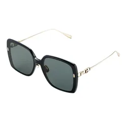 Kính Mát Nữ Bolon Squares Sunglasses BL5091 C10 Màu Đen Vàng