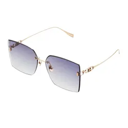 Kính Mát Nữ Bolon Umeda Squares Sunglasses BL7201 A61 Màu Vàng Xám