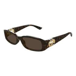 Kính Mát Nữ Gucci Havana Sunglasses GG1661S 002 Màu Nâu Havana