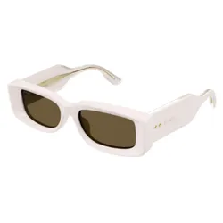 Kính Mát Nữ Gucci Sunglasses GG1528S 003 Màu Trắng