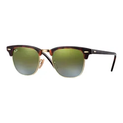 Kính Mát Rayban Clubmaster Green Polarized Sunglasses RB3016 990/58 Màu Xanh Nâu Size 51
