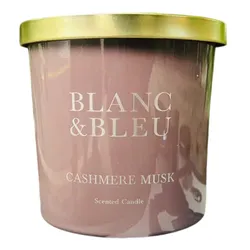 Nến Thơm Mosaic Bath Blanc & Bleu Cashmere Musk Scented Candle 652g