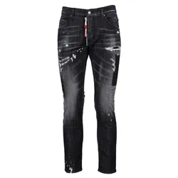 Quần Jean Nam Dsquared2 Wash Skater S74LB1451 Màu Đen Xám Size 50