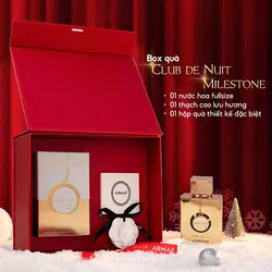Set Quà Lễ Hội Twinkle Box Nước Hoa Unisex Armaf Club De Nuit Milestone EDP 3 Món