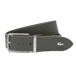 Thắt Lưng Nam Lacoste Chantaco Reversible Leather Belt RC4085 918 Màu Xanh Rêu Size 100