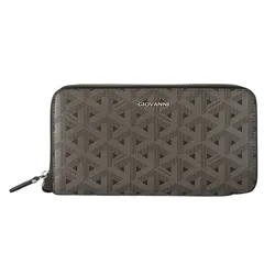 Túi Cầm Tay Nam Giovanni Clutch GCL0056-1 Màu Ghi Đậm