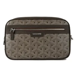 Túi Cầm Tay Nam Giovanni GCL0060-1 Màu Ghi Đậm