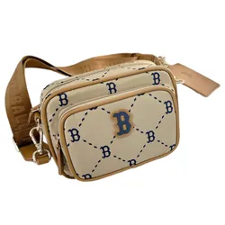 Túi Đeo Chéo Trẻ Em MLB Kids Dia Monogram Boston Red Sox 7ACRMD45N-BR Màu Nâu