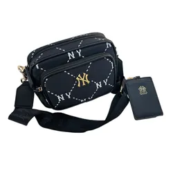 Túi Đeo Chéo Trẻ Em MLB Kids Dia Monogram New York Yankees 7ACRMD45N-BK Màu Đen