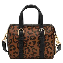 Túi Xách Tay Nữ Fossil Carlie ZB11086234 Màu Nâu Đen