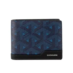 Ví Da Nam Giovanni GWL0074-1 Màu Xanh Navy Đậm