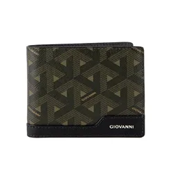 Ví Da Nam Giovanni GWL0074-1 Màu Xanh Rêu