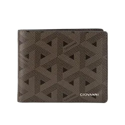 Ví Da Nam Giovanni GWL0075-1 Màu Ghi Đậm