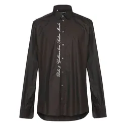 Áo Sơ Mi Nam Dolce & Gabbana D&G Shirt G5EJ0Z FU5K9 Màu Đen Size 39