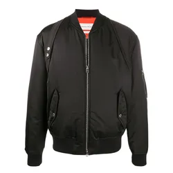 Áo Bomber Nam Alexander McQueen Bomber Jacket Màu Đen
