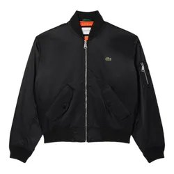Áo Khoác Nam Lacoste Men's Water-Repellent Padded Bomber Jacket BH2899 - 031 Màu Đen Size 50