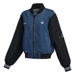 Áo Khoác Nữ Adidas Collegiate Denim Bomber Jacket HL9069 (Form China) Màu Xanh Đen Size M