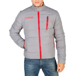 Áo Khoác Phao Nam Sparco Men's Slim Fit Jacket INDY_GRIGIO Màu Xám Size S